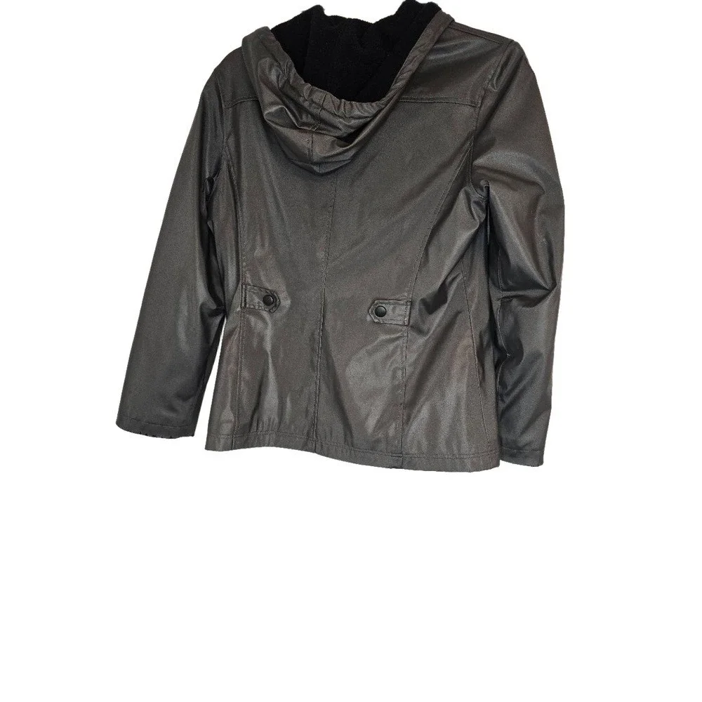 Utex Design Mens Hooded Jacket Zipper Front Drawstring‎ Medium